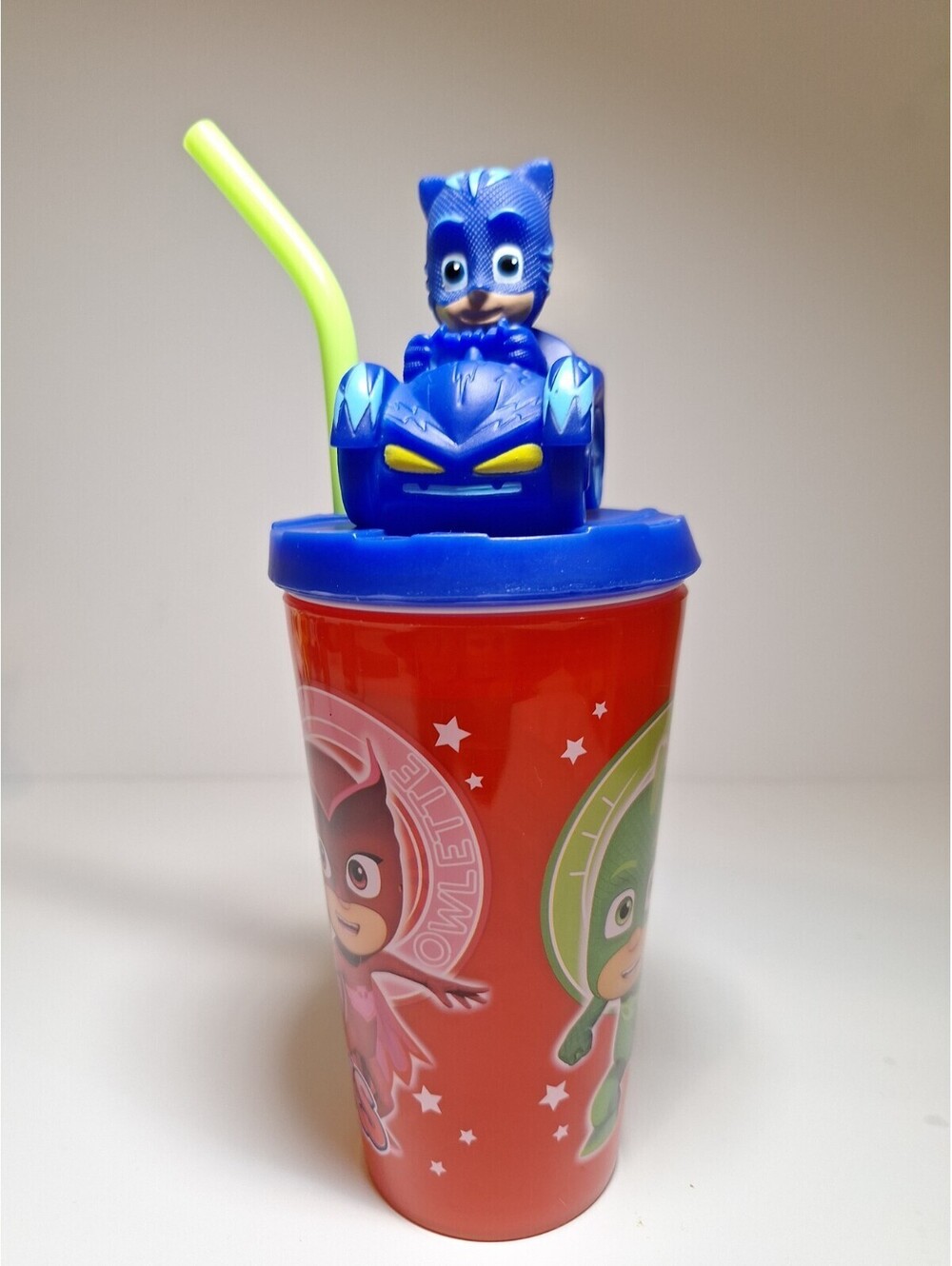 Zak Designs PJ Masks Catboy 15oz Funtastic Tumbler Cup With 3D Lid & Straw